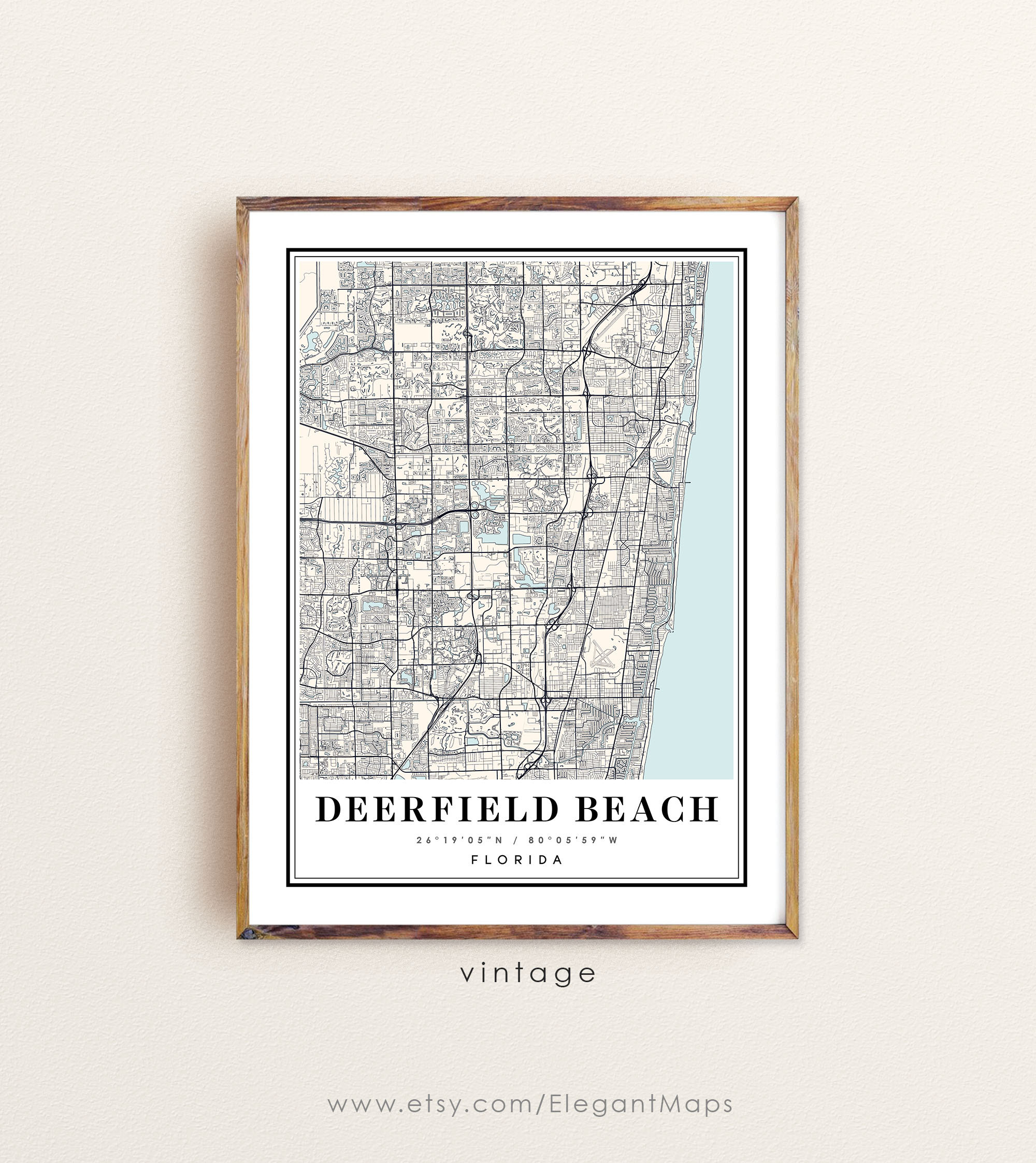 Deerfield Beach Florida Map Deerfield - Il Fullxfull.3502384943 L7np 