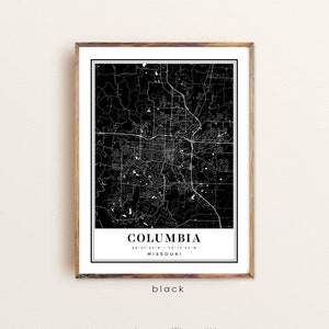 Columbia Missouri Map, Columbia MO Map, Columbia City Map, Columbia ...