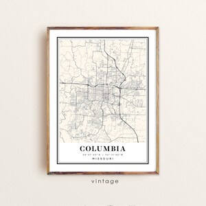 Columbia Missouri Map, Columbia MO Map, Columbia City Map, Columbia ...