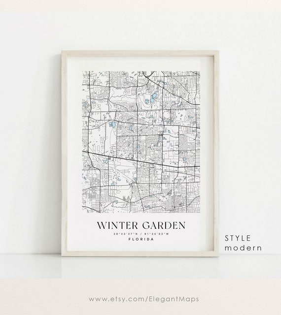 Winter Garden Florida Map Winter - Il 570xN.3481774853 Qi91