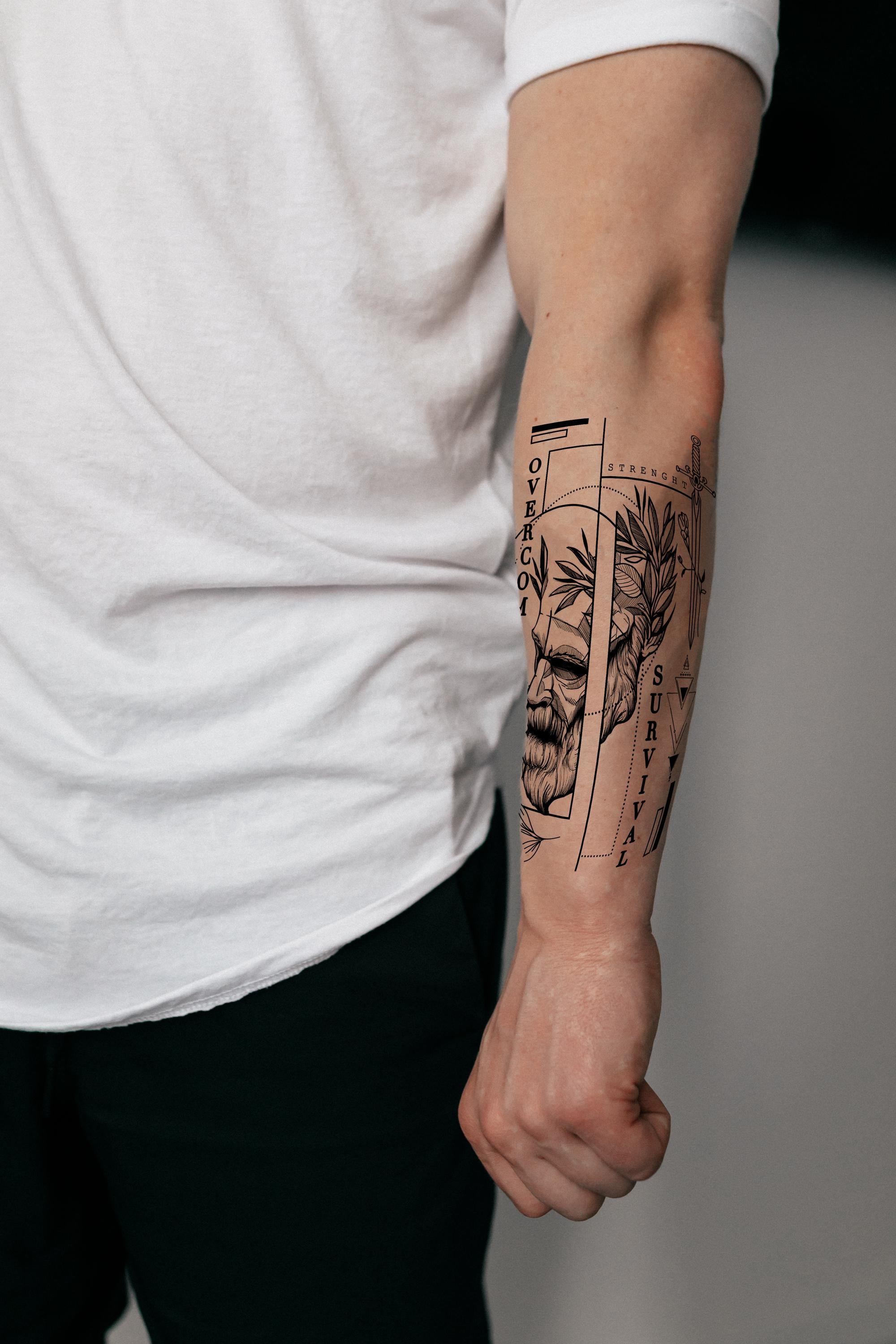 Stylish Forearm Tattoos for Men