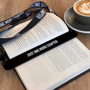 Bookmark for books | Hands-Free Book Carrier | Adjustable Strap Bookmark Ruler | Long Book Carrier | Gift for Readers and Book Lovers