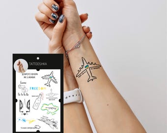 Set Di 4 Tatuaggi Temporanei Bandiera Olandese – Impermeabili, Durano 1 Settimana
