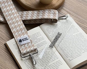 Book Strap Bookmark – Hands Free Book Carrier, Reading Accessory, Crossbody Book Holder
