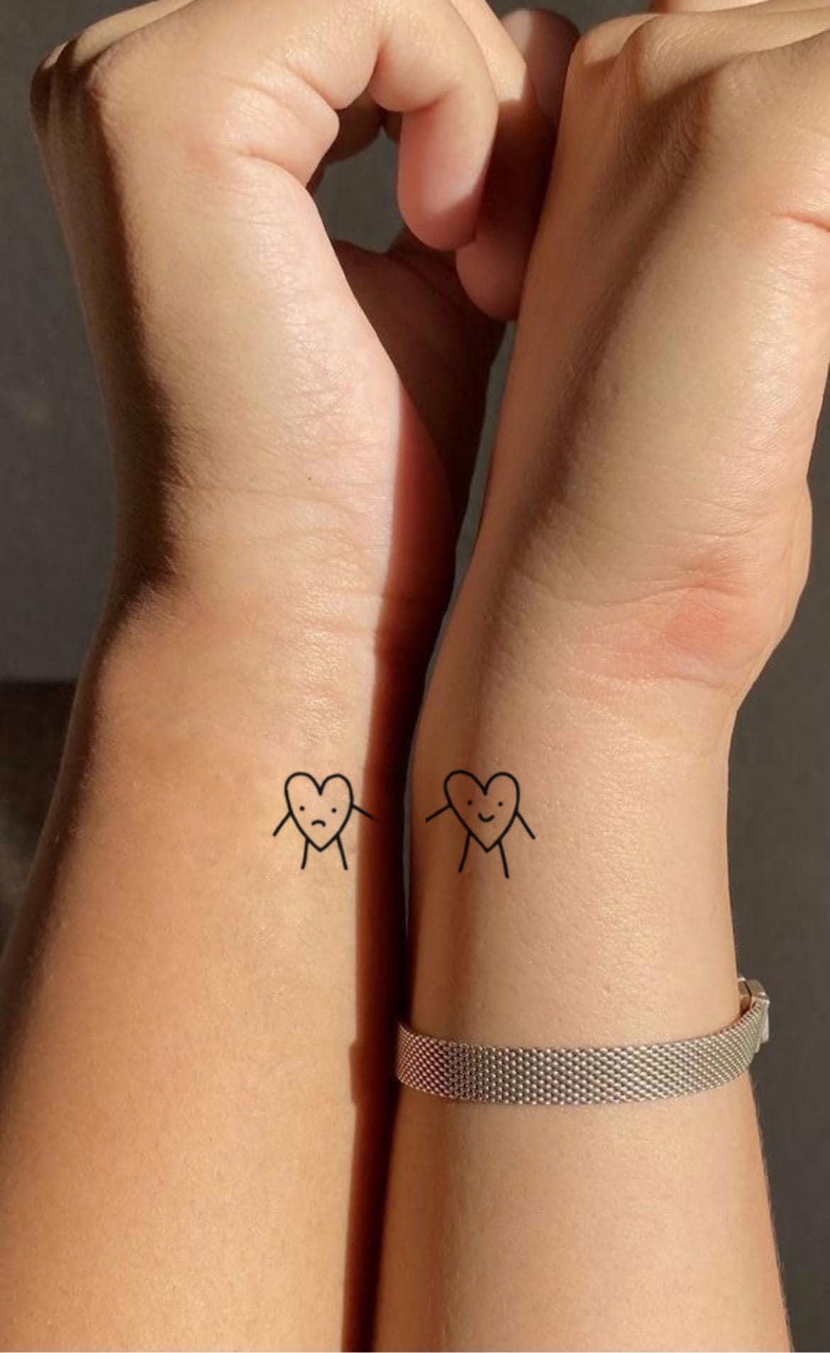 Bucket list check ✔️ Friendship Tattoo Done at P\u0026P BGC #queenkaetattoo  #pandptattoo #cutetattoo #matchingtattoo #friendshiptattoo #tattoogoals  #friendshipgoals, image size:1170x1908