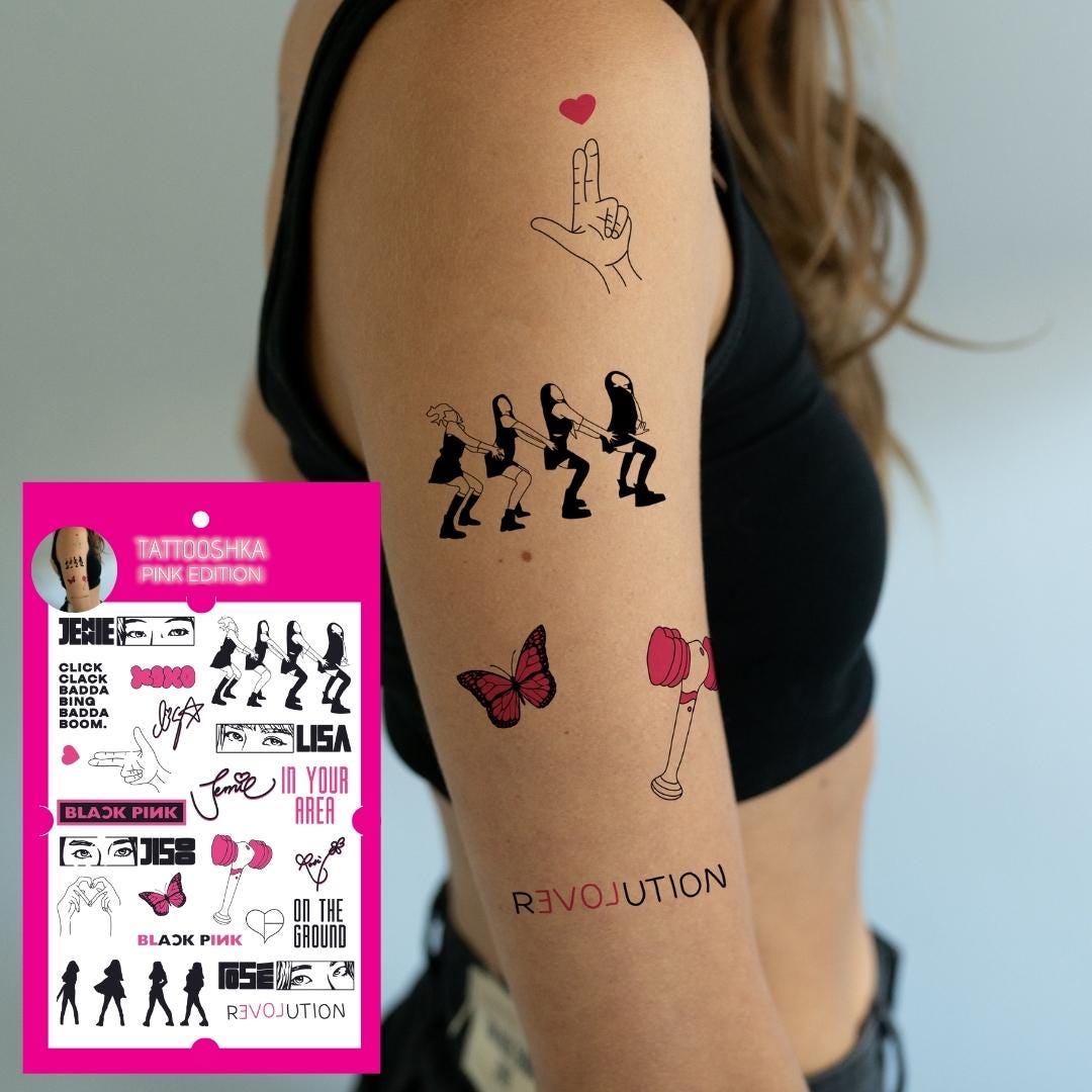 Pink and Black Tattoo Inspiration