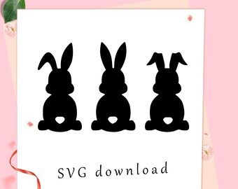 Download Three Bunnies Svg Etsy