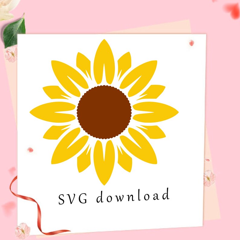 Free Free 139 Realistic Sunflower Cricut Sunflower Svg SVG PNG EPS DXF File