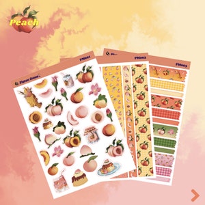 Planche sticker "pêche''