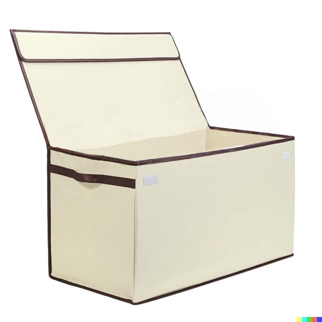 Collapsible Toy Box Toy Organizer, Storage Bin Sturdy, Durable, 600D