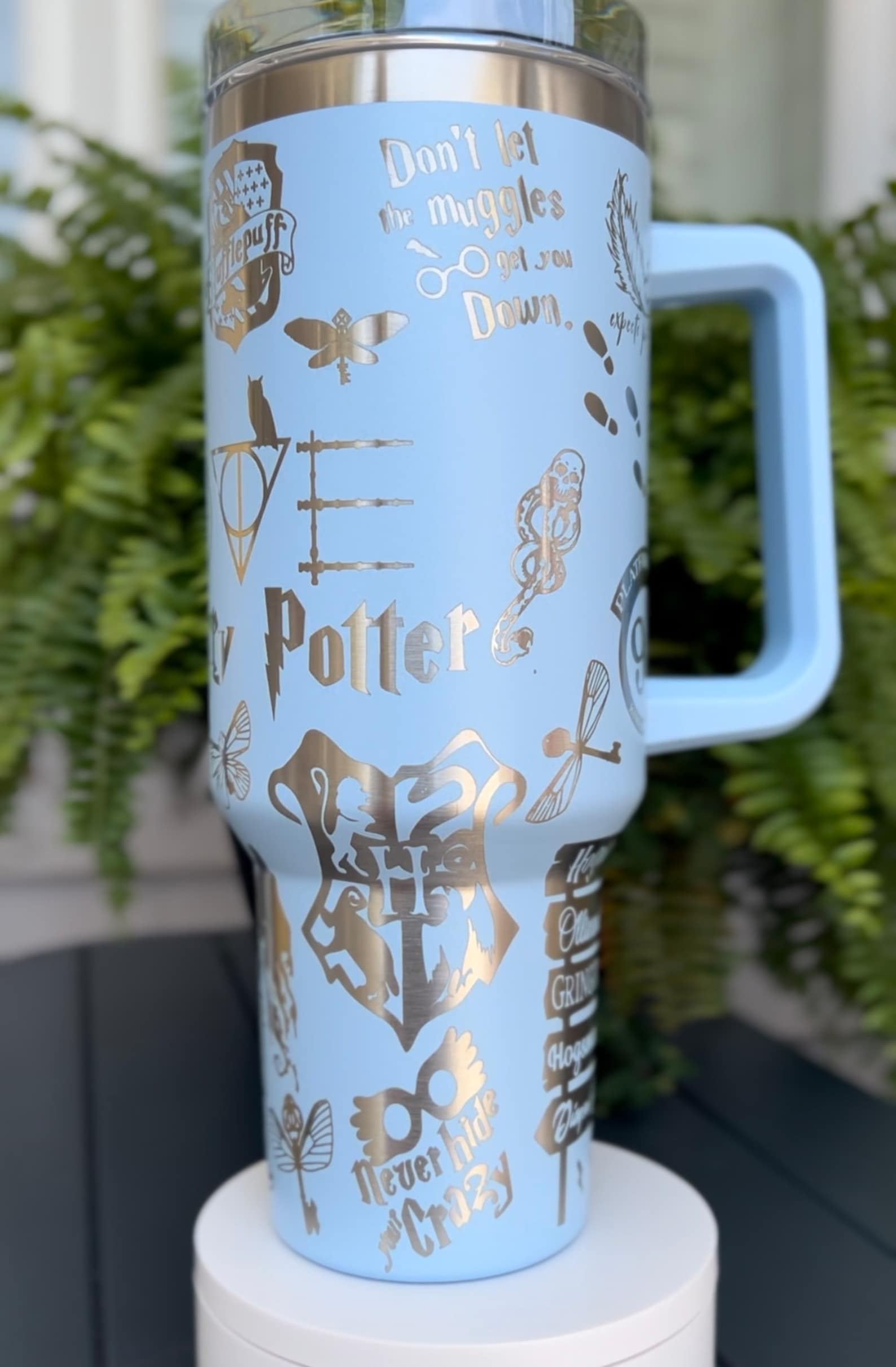 40 Oz Stanley Style Harry Potter Tumbler Etsy