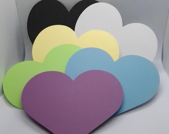 Card Stock Die Cut Hearts (1"-10"): Scrapbooking, Confetti, Crafts