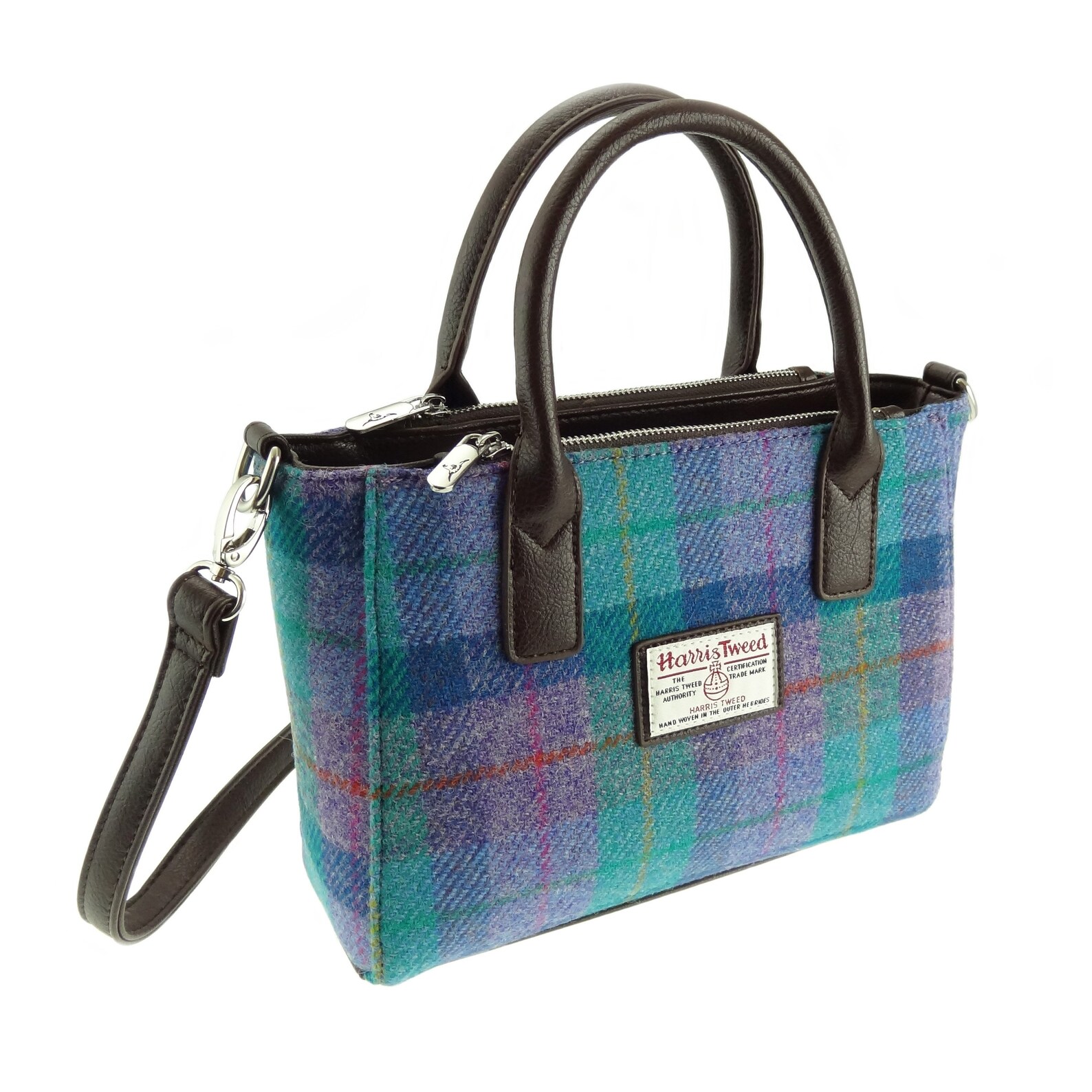 Harris Tweed Small Tote Bag With Shoulder Strap - Etsy