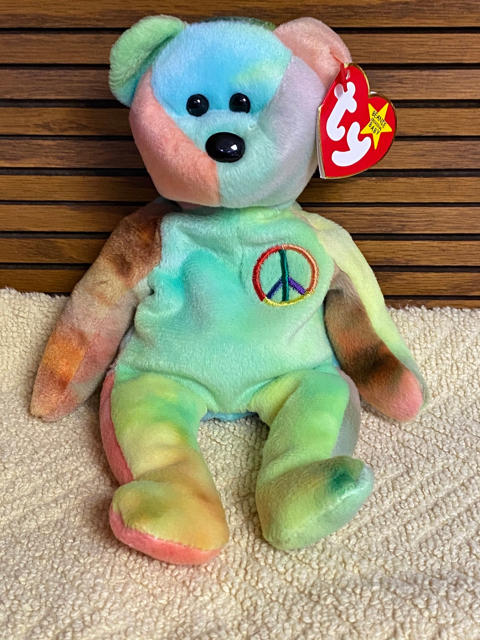Retired Peace Ty beanie Baby Errors 1996 Etsy