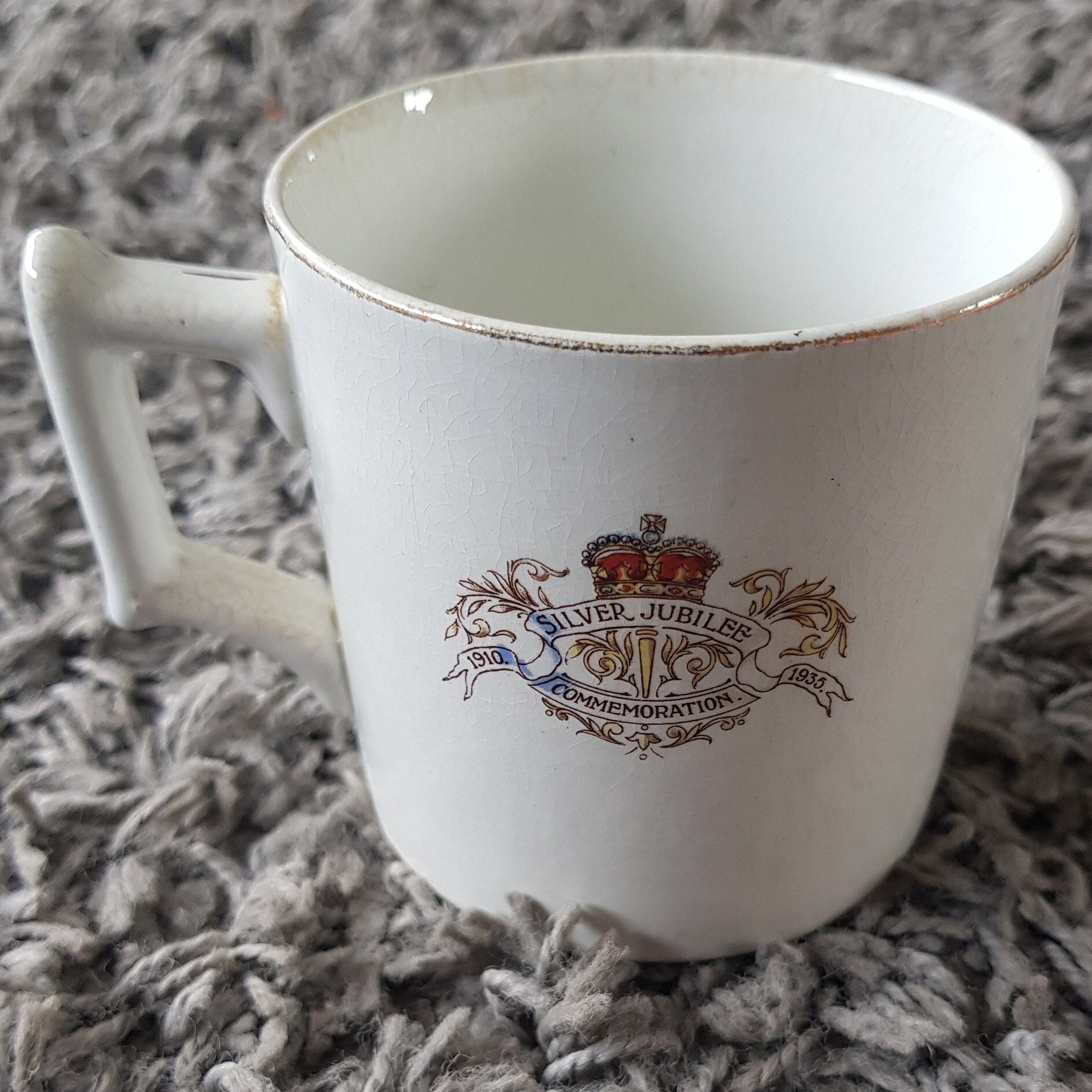 Vintage Silver jubilee cup 1910 1935 Mary and Etsy