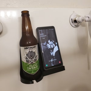 Shower Beer and Phone Holder