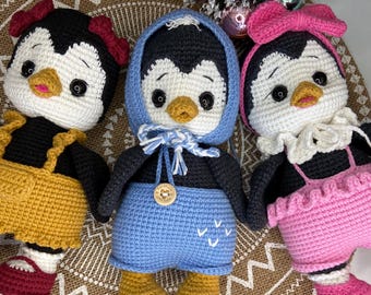 Crochet Penguin Stuffed Animal: Handmade Amigurumi Toy