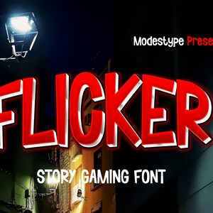 Czcionki Flicker, Czcionki Cricut, Czcionki komiksowe, Czcionki w stylu retro pop, Czcionki dla dzieci, Czcionki Procreate, Czcionki zabawne, Czcionki odręczne