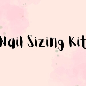 Press On Nail Sizing Kit | Nail Sizing Guide | Nail Sizing Kit | Press On Nails