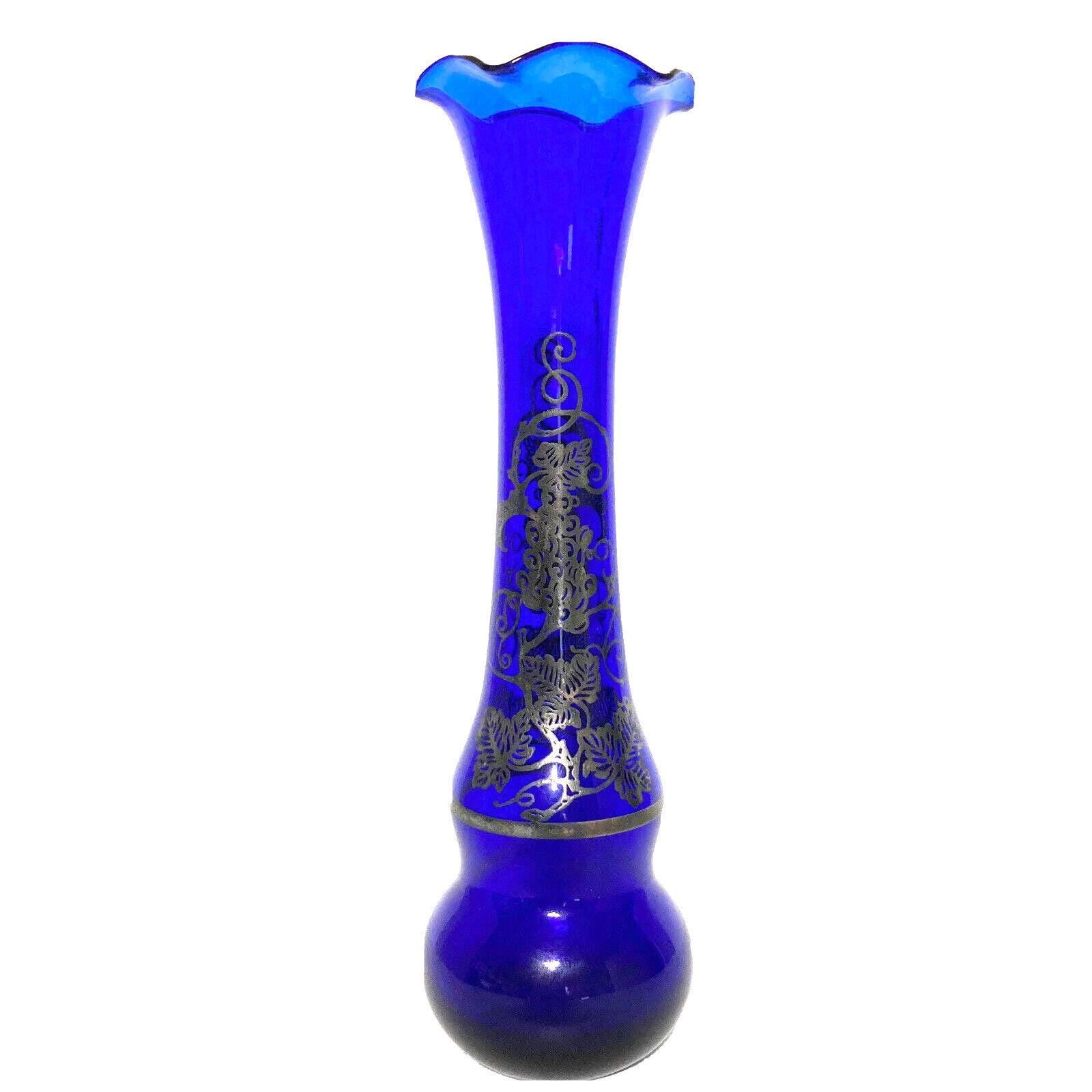 Cobalt Blue Gilded Gold Vase - Etsy