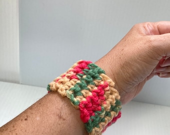 Rasta Jamaican Crochet Stretch Bracelet UNISEX