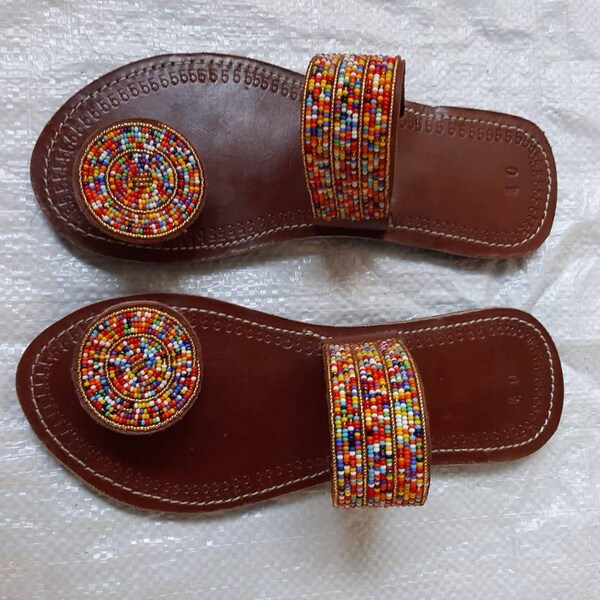 womens beaded sandals