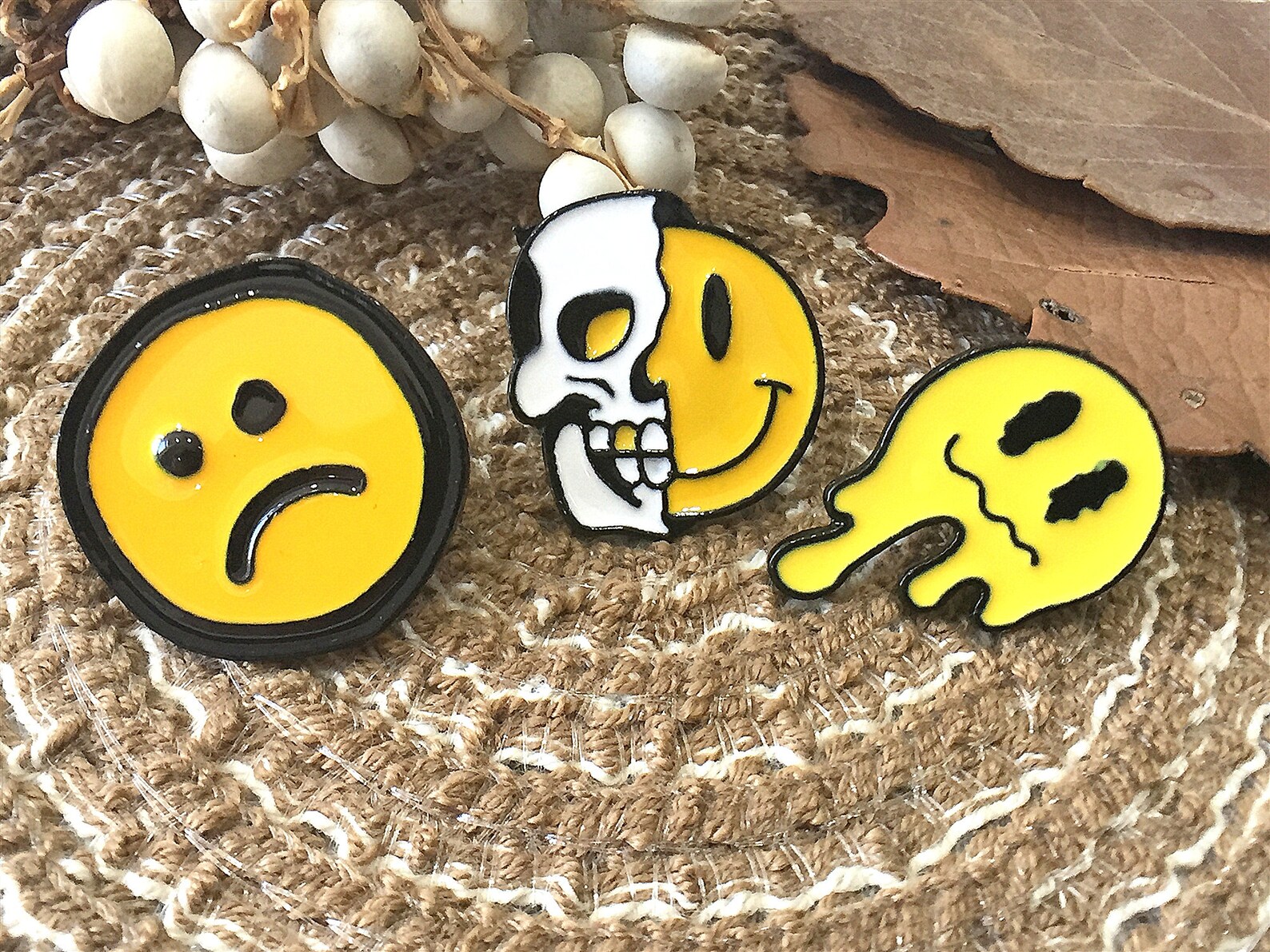 Emoji Enamel Pin Hard Enamel Pins Hat Pins Collar Pin Badge | Etsy