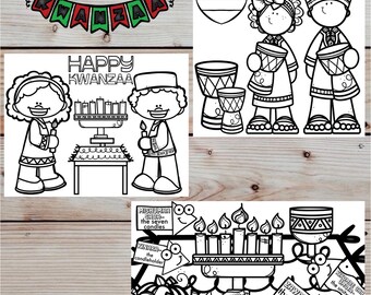 Kwanzaa Activity, Homeschool Activity, Learning Activity, Preschool Curriculum, Coloring Pages, Homeschool Printable