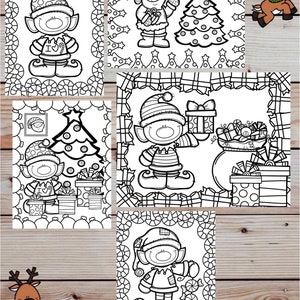 Christmas Activity, Christmas Coloring Page, Homeschool Printable, Teacher Resource, Preschool Worksheets