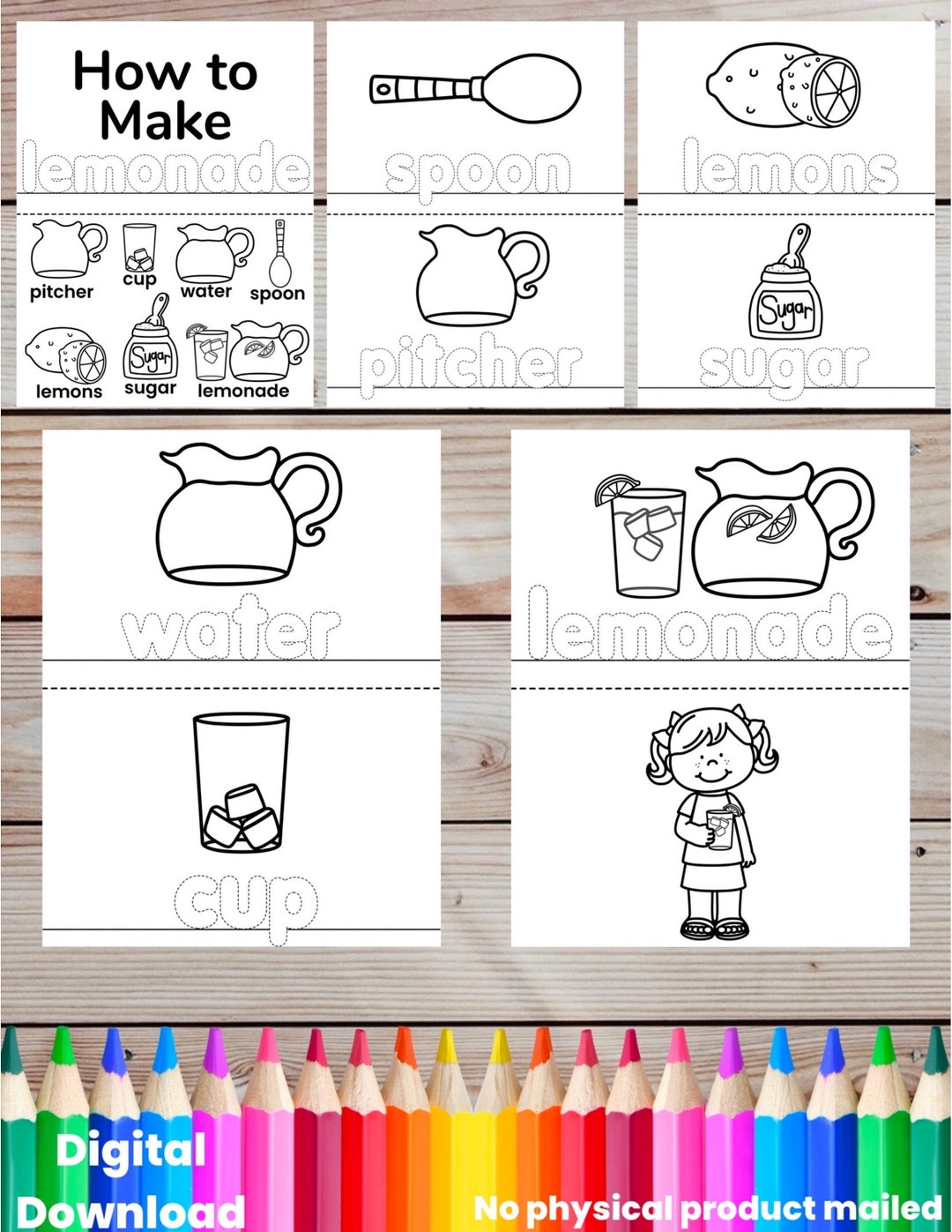 Lemonade Stand Printable, Homeschool Activity, Sequencing Worksheet ...