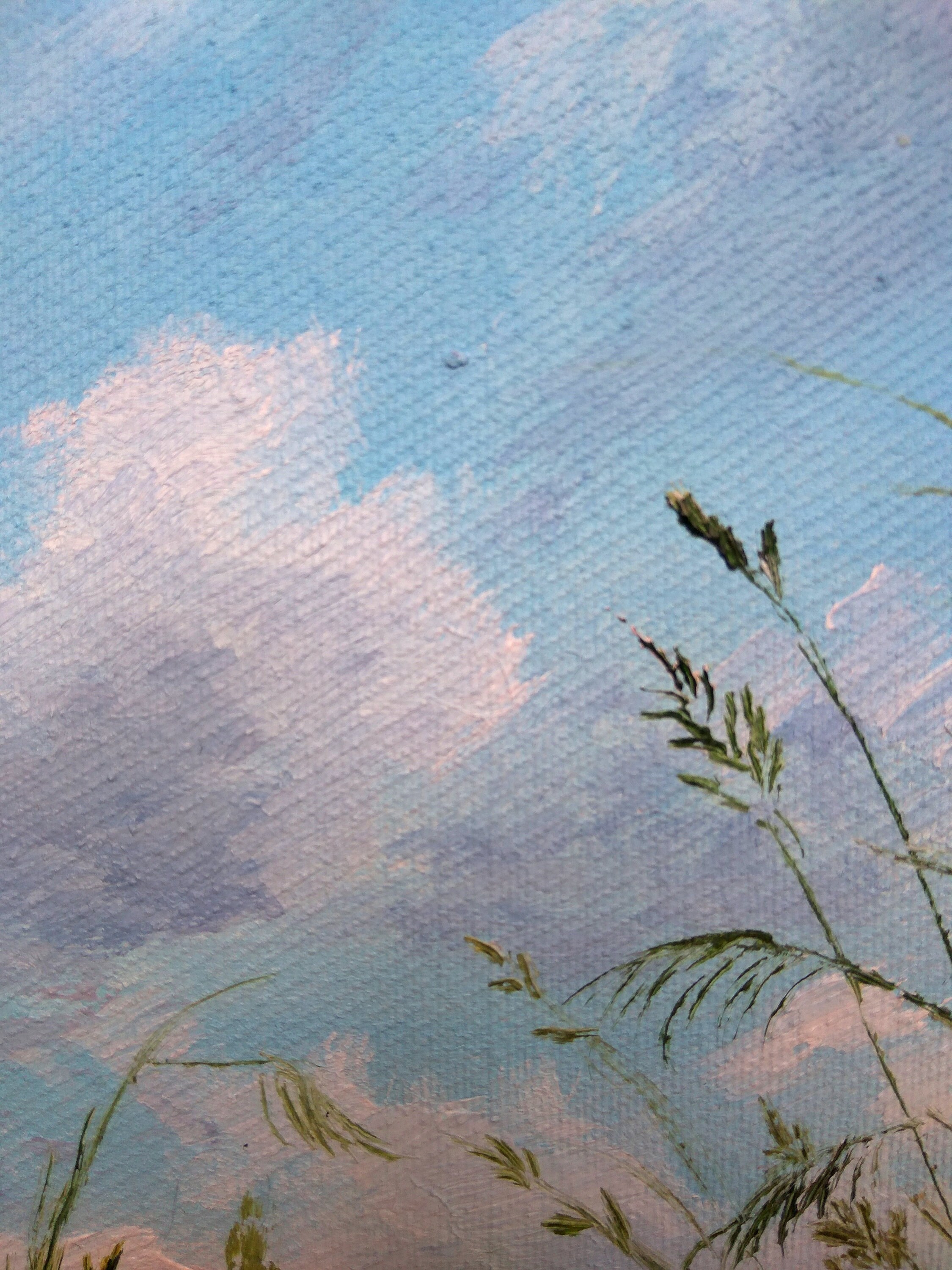 Meadow flowers Painting Flower field Wildflowers Painting | Etsy