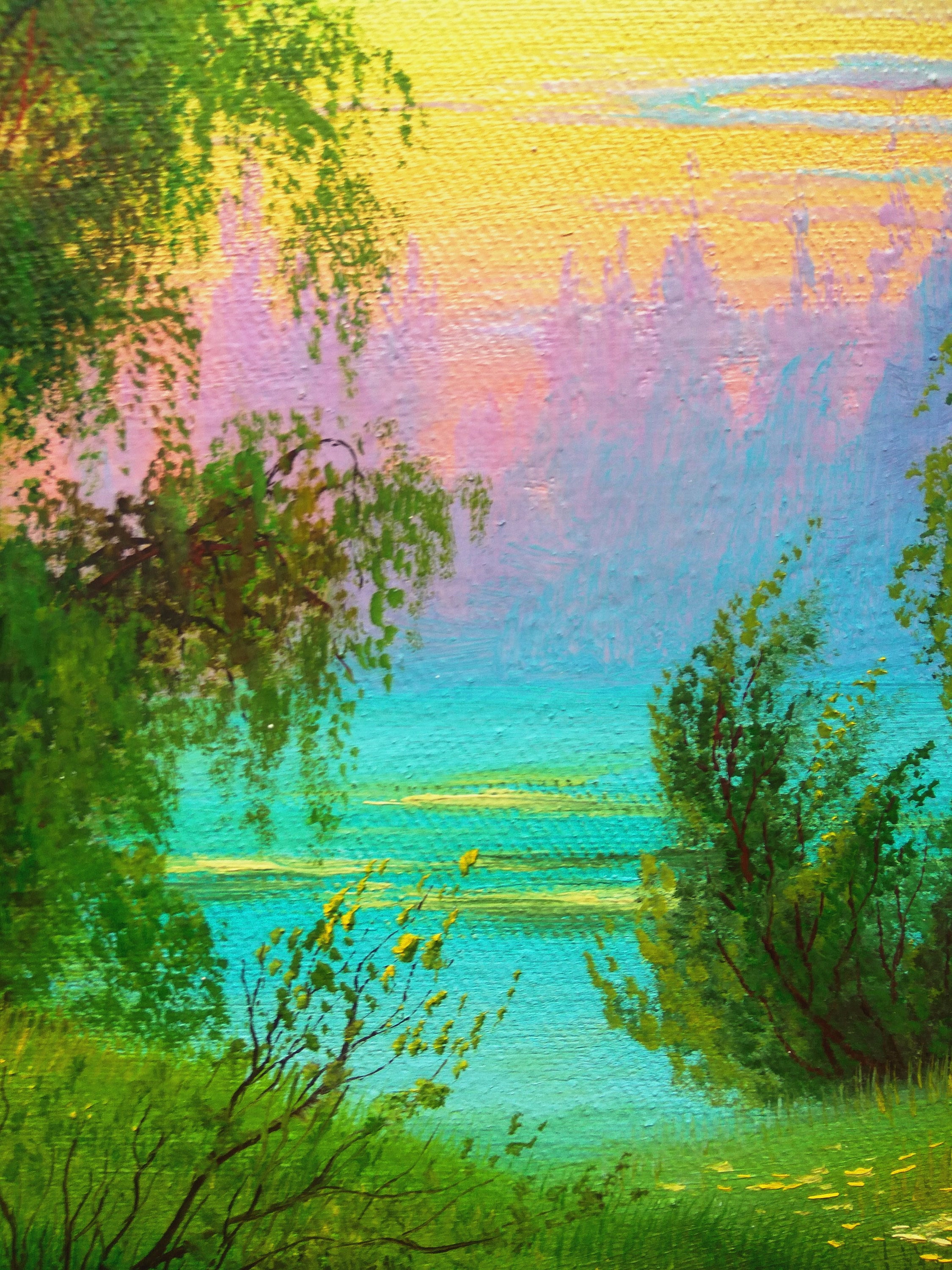 Vermont Painting Original Art Vermont Landscape Spring Etsy