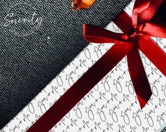 The 'you + me' Collection - Valentine's Day Gift Wrap / Wrapping paper