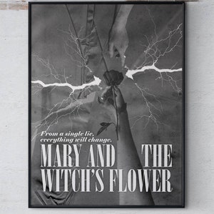 Mary and the Witch&#39;s Flower | Alternative Movie Poster | Art Print | A3 | A4 | A5