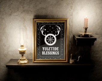 Yuletide Blessings | Tarot | Art Print | A4 | A3