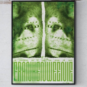 | Frankenweenie Alternatieve Movie Poster | Art Print | A3 | A4 | A5