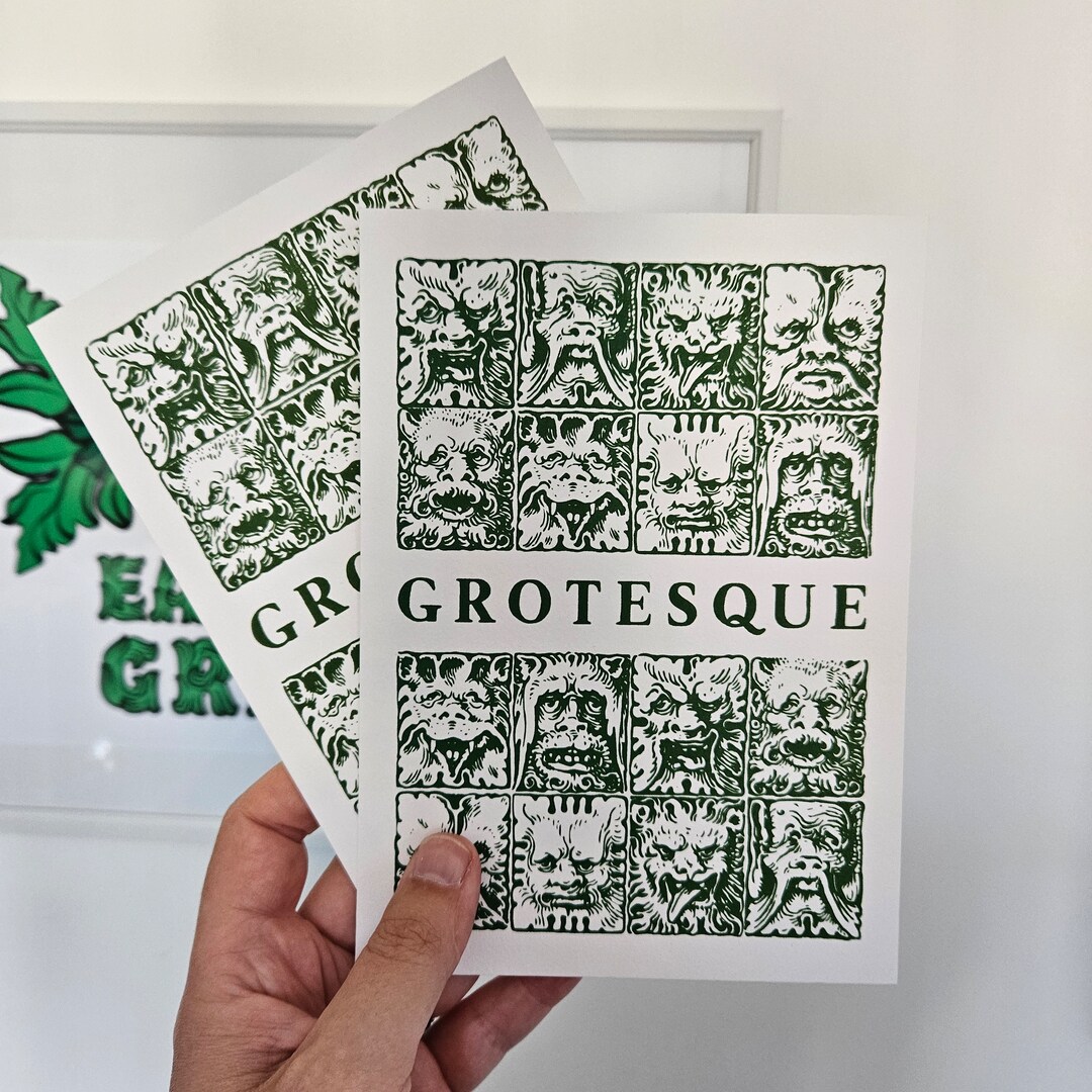Grotesque Print GROTESQUE | A5 Art Print | Pagan | Folk - Etsy UK
