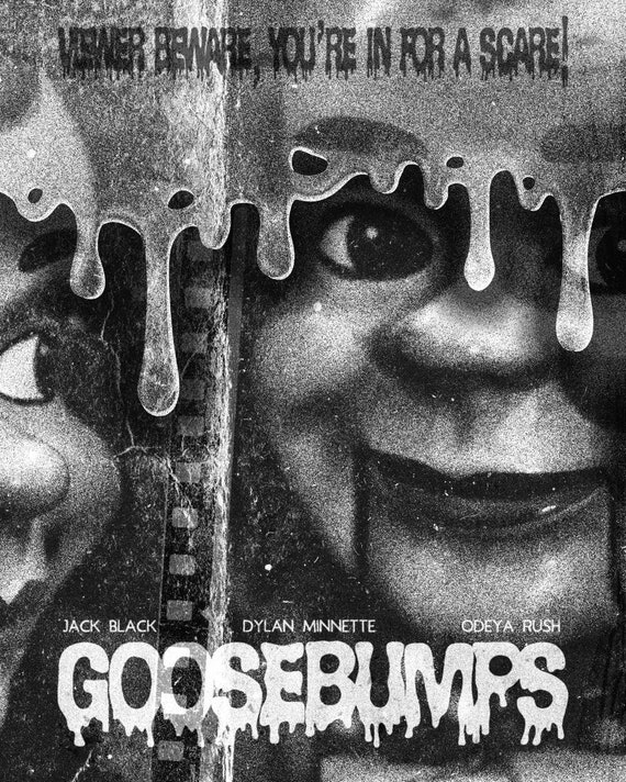 Goosebumps Alternative Movie Poster Art Print A3 A4 A5