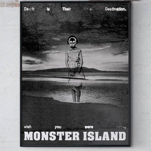 Monster Island | Alternative Film poster | Kunstdruck | A3 | A4 | A5