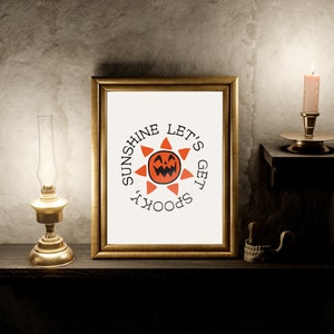 Spooky Sunshine | Art Print | A3 | A4 | A5