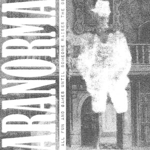 May include: Black and white image of a person in a hat standing in a doorway. The text "IT'S ALL FUN AND GAMES UNTIL SOMEONE RAISES THE DEAD." is on the left side of the image.