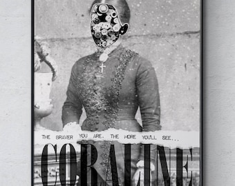Coraline / Cartel de película alternativa / Impresión artística / A3 / A4 / A5