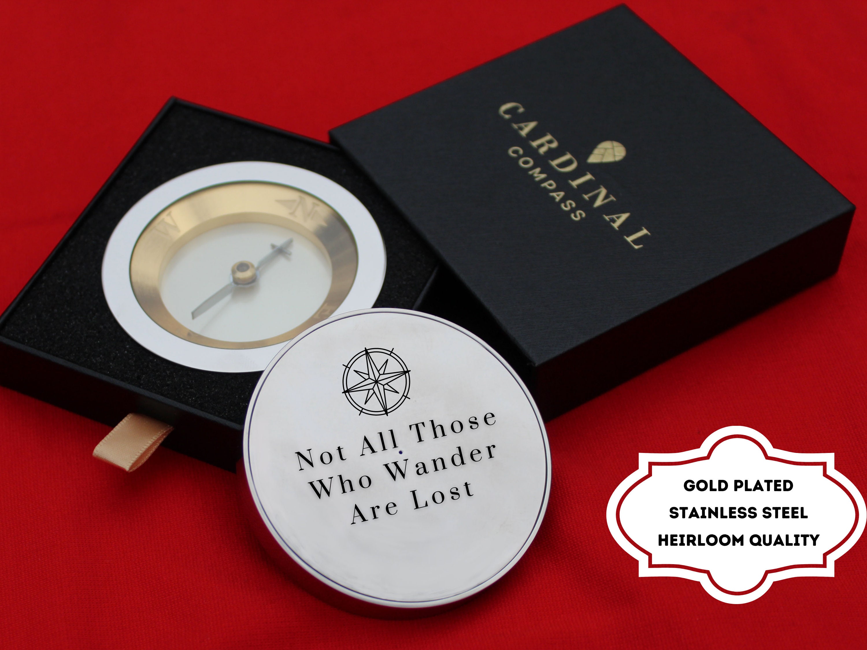 Personalized Compass Anniversary Gift Wedding Gift Etsy