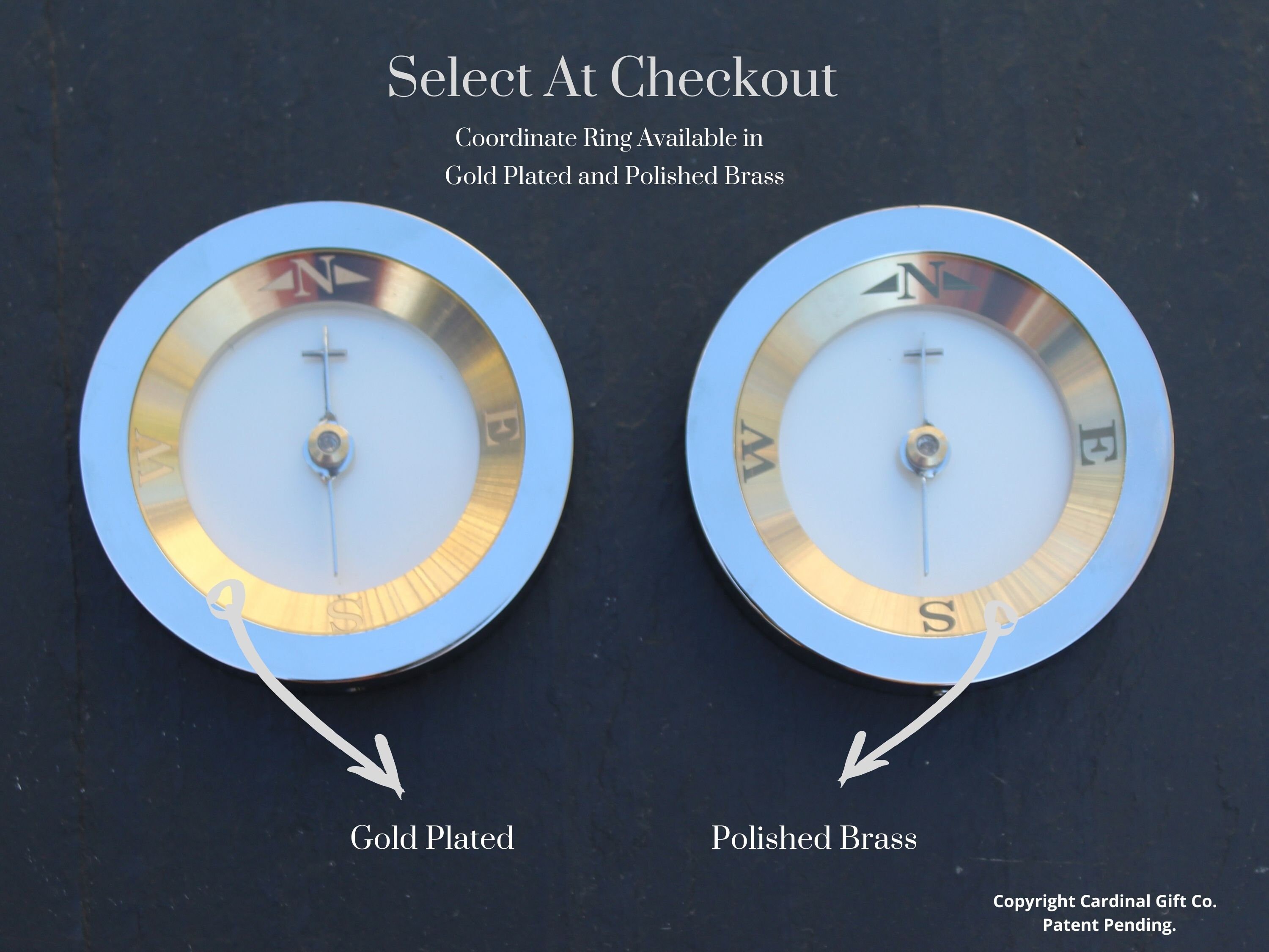 Longue distance cadeau de petit ami boussole personnalisée