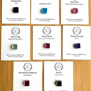 Handmade Watercolor Sampler Pans | Watercolor Samples | Tiny Watercolors | Handmade Paints | Assorted Colors | Single Pans