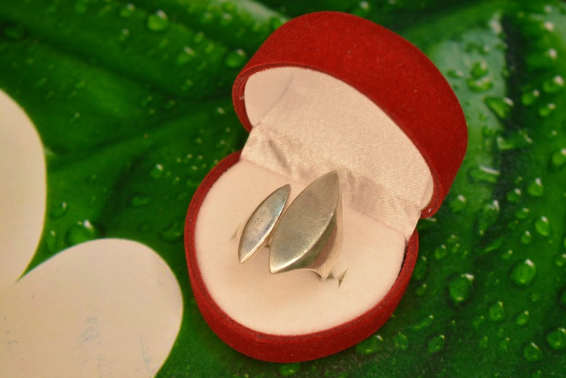 Vintage Large Open Sterling Silver Ring Silver Ring for Women