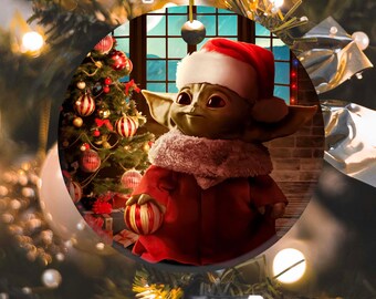 Baby Yoda Ornament Etsy