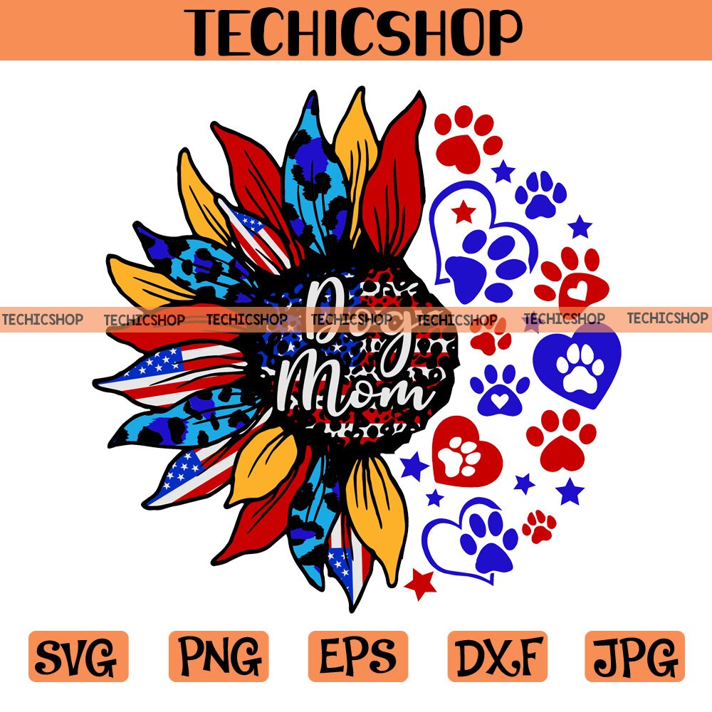 Free Free 210 Dog Mom Sunflower Svg SVG PNG EPS DXF File