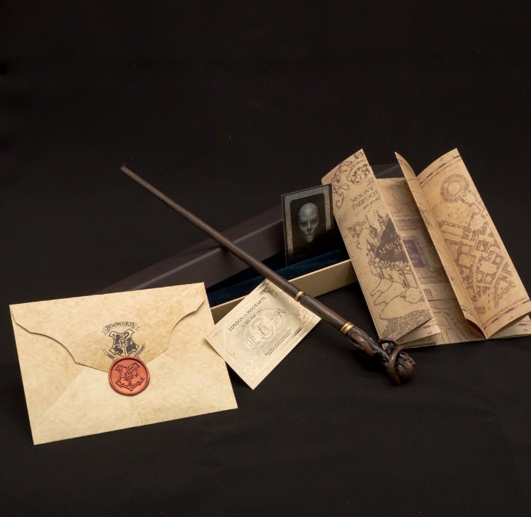 Eater magic wand gift box collectible wand HP gift wizard Etsy