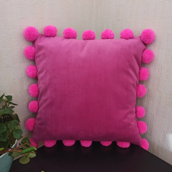 Hot Pink Pillow Etsy